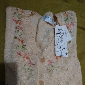 Reflect Collection Embroidered Cardigan